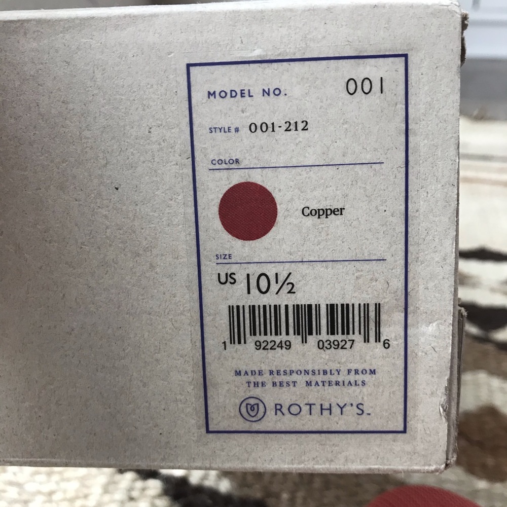 Rothy's | NIB Retired Copper Rounded Flats | 10.5 - Picture 8 of 8